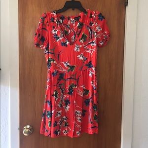 Topshop mini dress floral